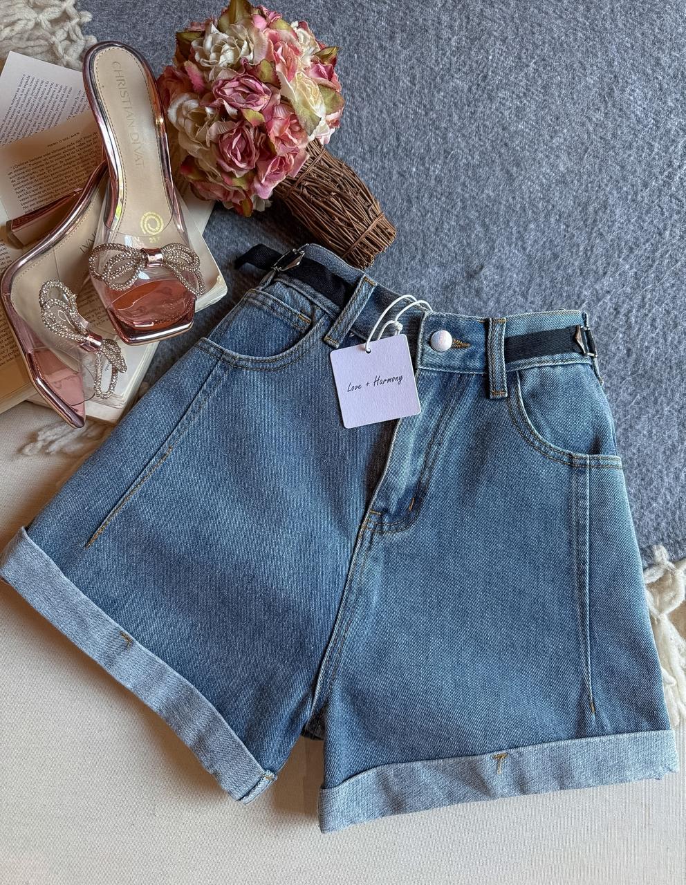 Short Azul Importación Premium Corto 